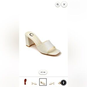 journee ALISIA MULED BLOCK HEELS